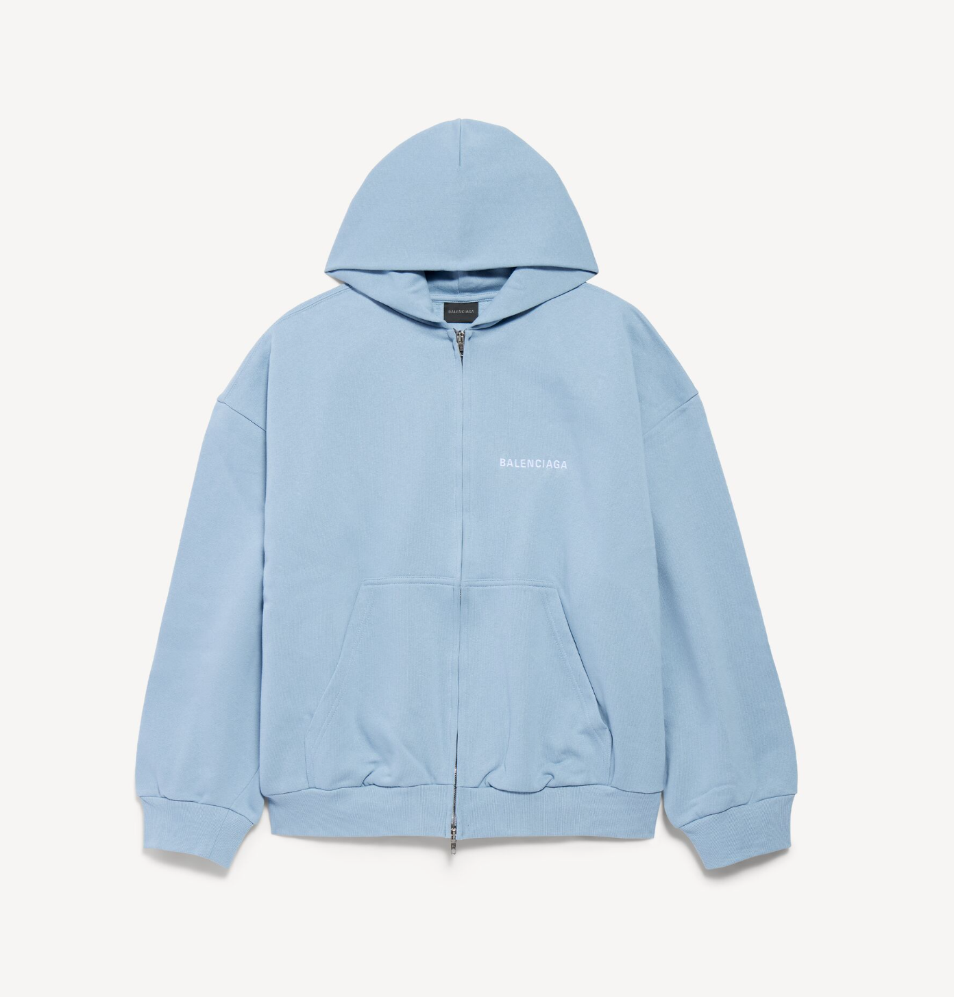 Balenciaga Regular Zip Up Hoodie