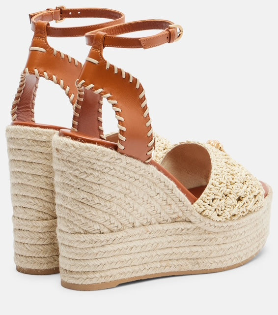 Versace Rafia Heels