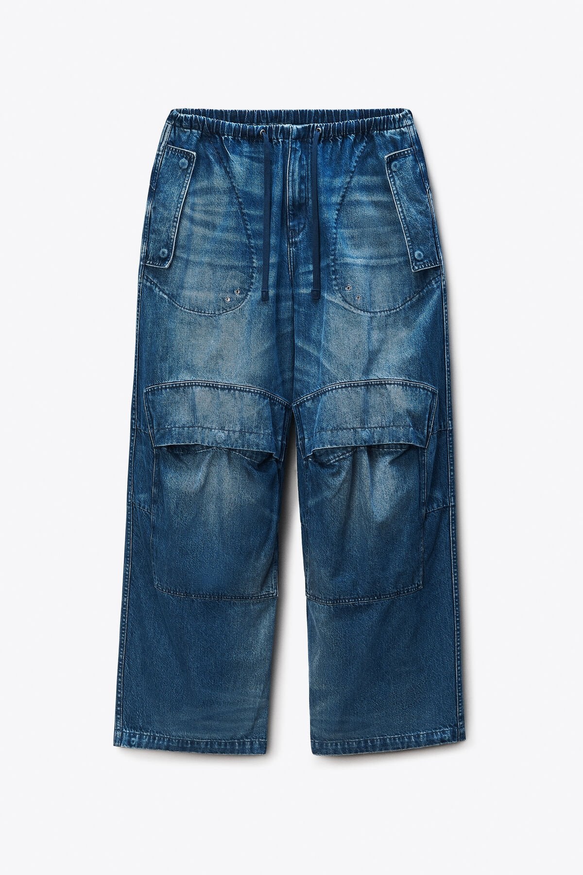 Alexander Wang Low Rise Oversized Cargo Jeans